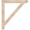 Ekena Millwork Traditional Arts & Crafts Smooth Bracket, Douglas Fir, 3 1/2"W x 34"D x 38"H BKT04X34X38TRA03SDF - alternate 2